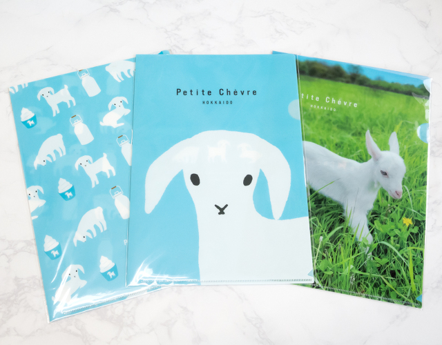 子やぎのクリアファイル 3種